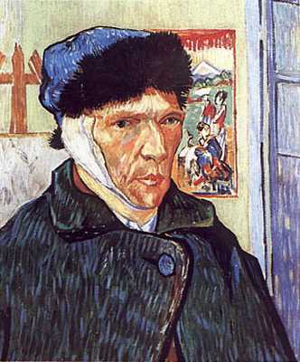 A self portrait of Vincent Van Gogh